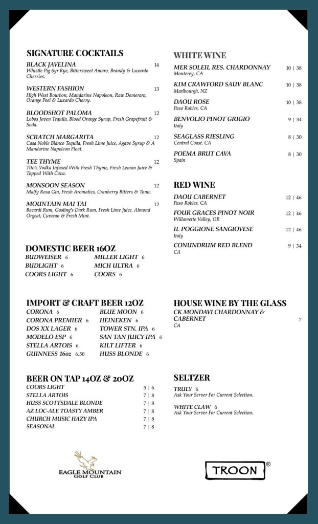 Click to view menu