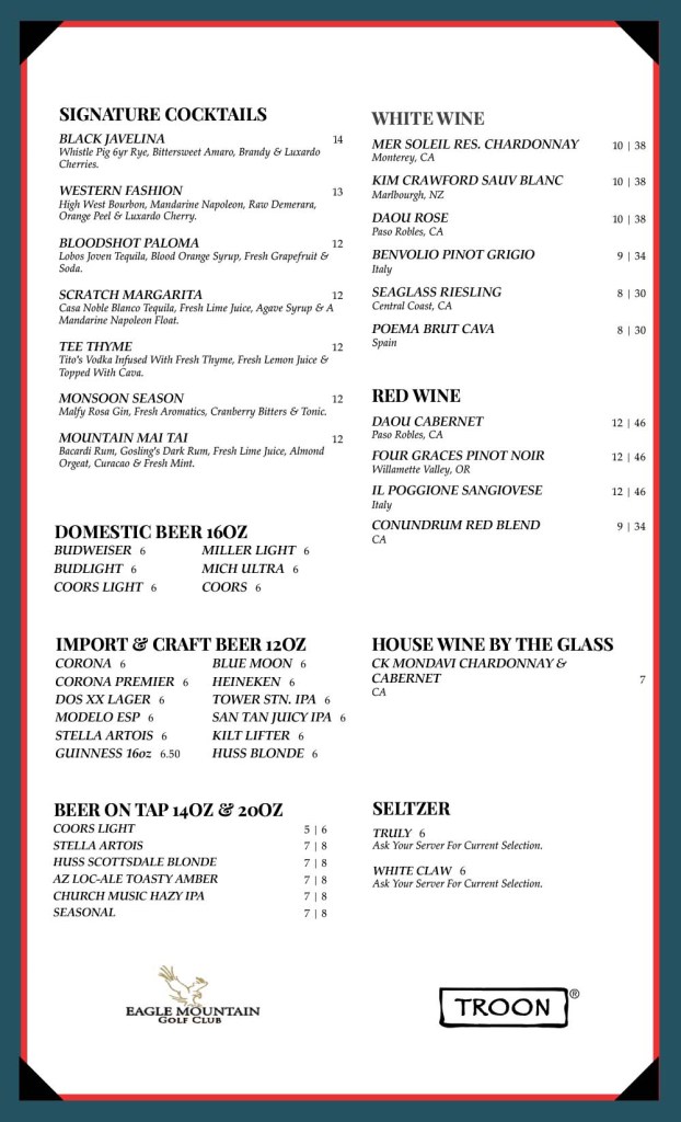 Click to view menu